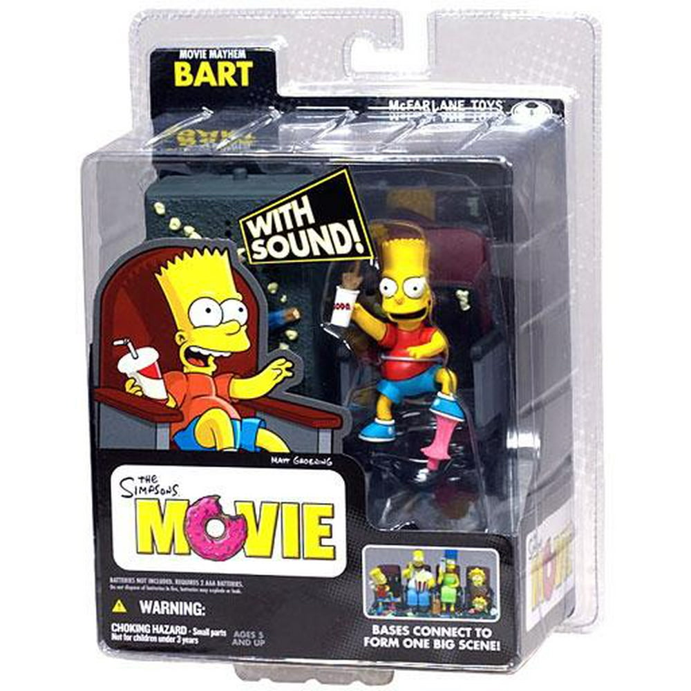 McFarlane The Simpsons Movie Movie Mayhem Bart Action Figure - Walmart.com - Walmart.com