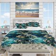 thumbnail image 2 of Designart "Dreamscape By The Ocean I" Blue Coastal Bedding Covert Set - Nautical & Coastal Bed Set With 2 Shams, 2 of 5