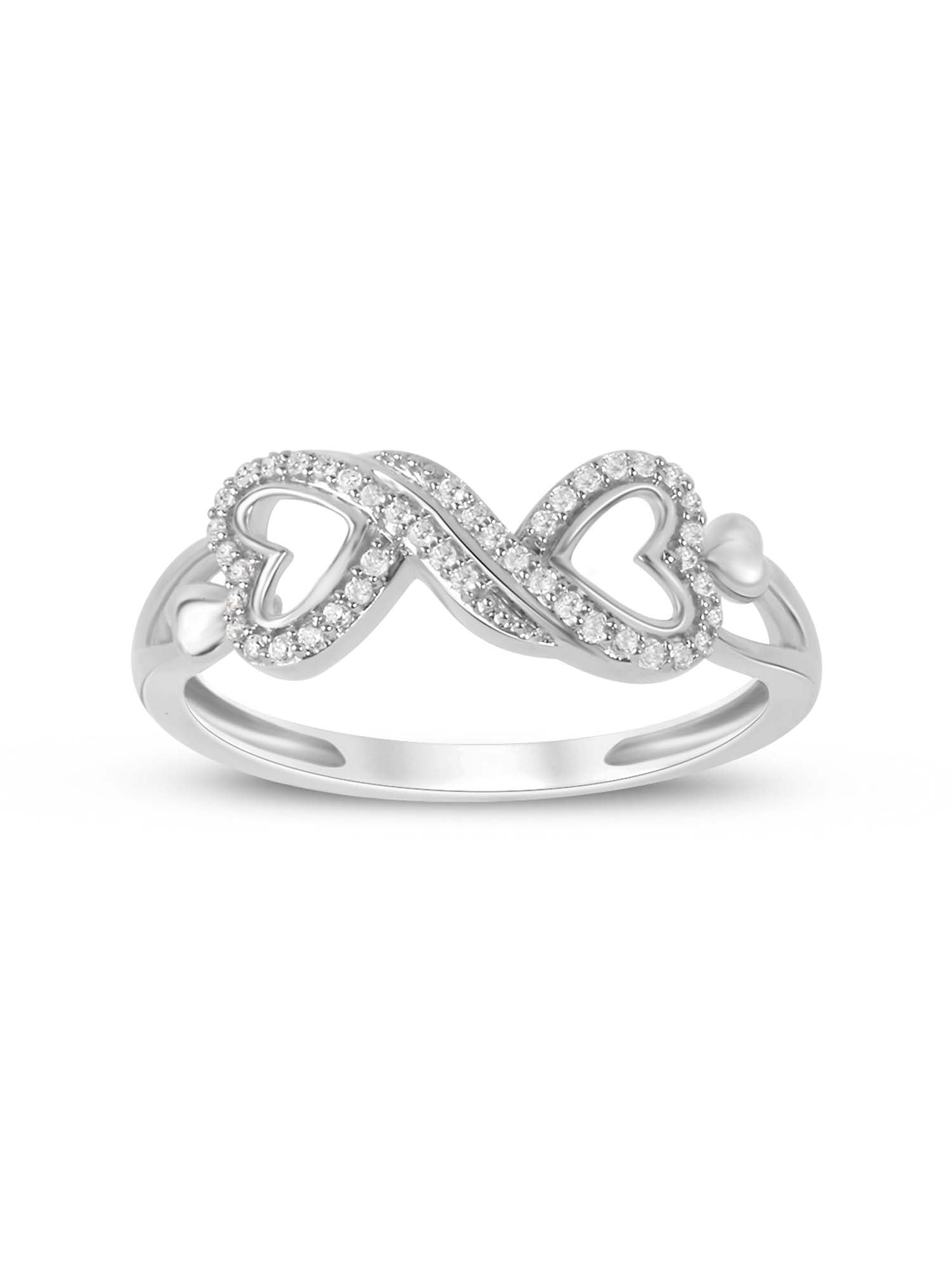 twin heart ring