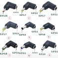 thumbnail image 2 of Conector de corriente hembra de 5,5x2,1 MM a 3,0x1,35, 5,0x3,0, 4,0x1,7, 5,5x2,1, 5,5x2,5, 6,3x3,0 macho de 90 grados, 6,0x4,4 MM, 2 of 4