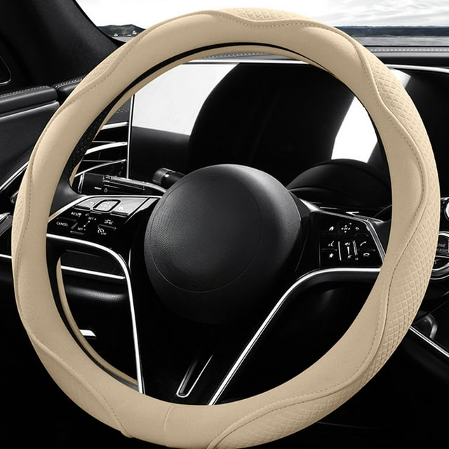 Tunhigl Car Steering Wheel Cover Avoid Thin Handle Cover Sports Steering Wheel Cover