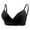 01 Black, variant on Bras for Women V-Neck Push Up Bra, Back Closure Bra, Comfort Daily Wear Bra Bralette