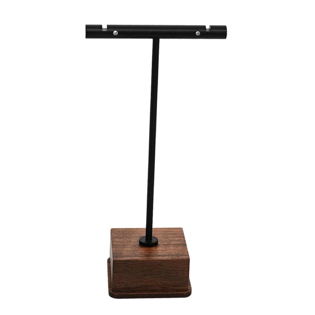 Wisewang Earring Display Stand Countertop Earring Holder for H Tradeshow Rings Pendants Black Color H 11.5cm