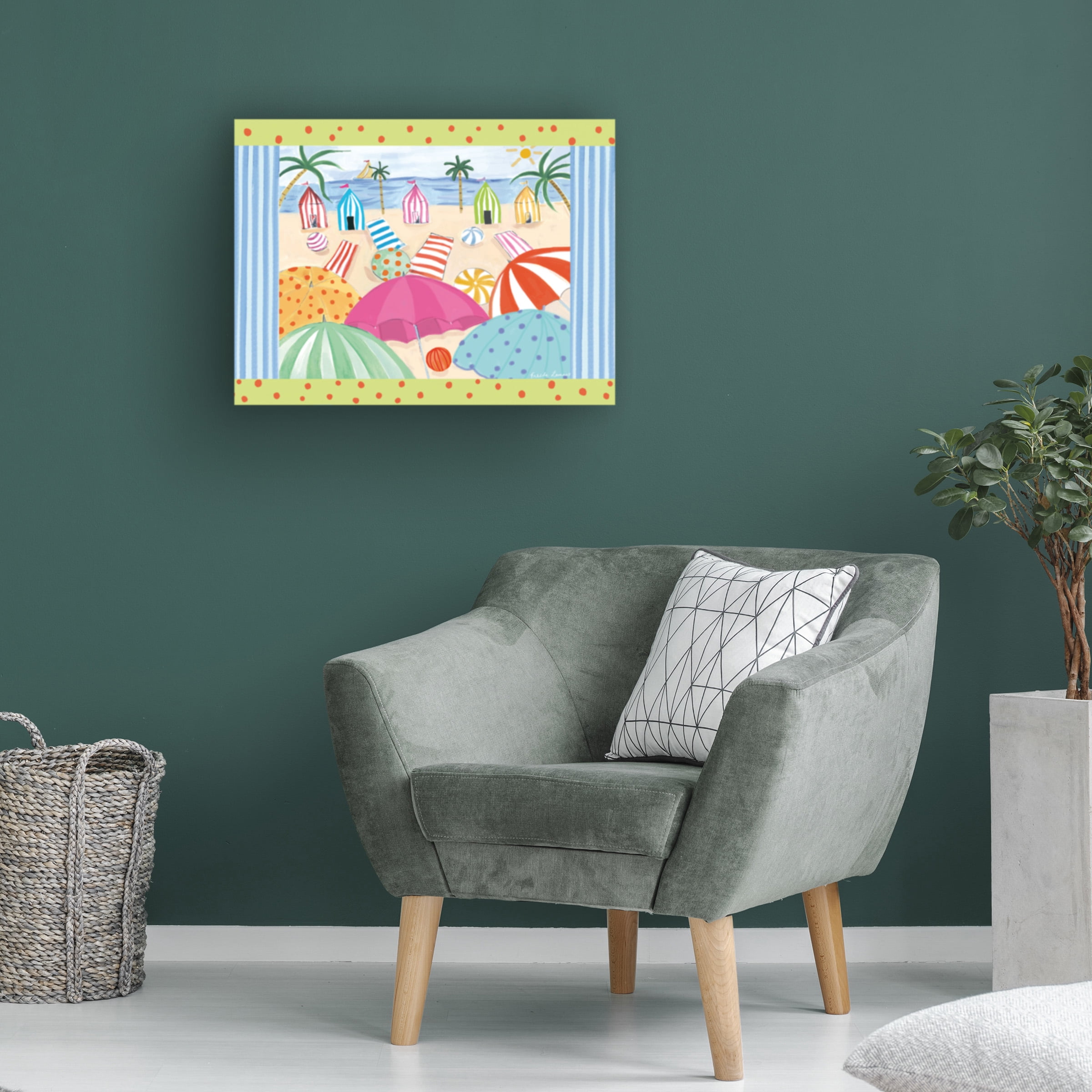 Farida Zaman 'Beach Living III' Canvas Art