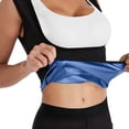 thumbnail image 3 of QSAWXQZ Women's Waist Trainer Tank Sleeveless Compression Sauna Tank Top Shapewear Smooth Under Clothes S, 3 of 5