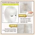 thumbnail image 4 of Toppers ELEVAVE, cobertura 3D 360°, flequillo tenue, cabello humano real, 4 of 6