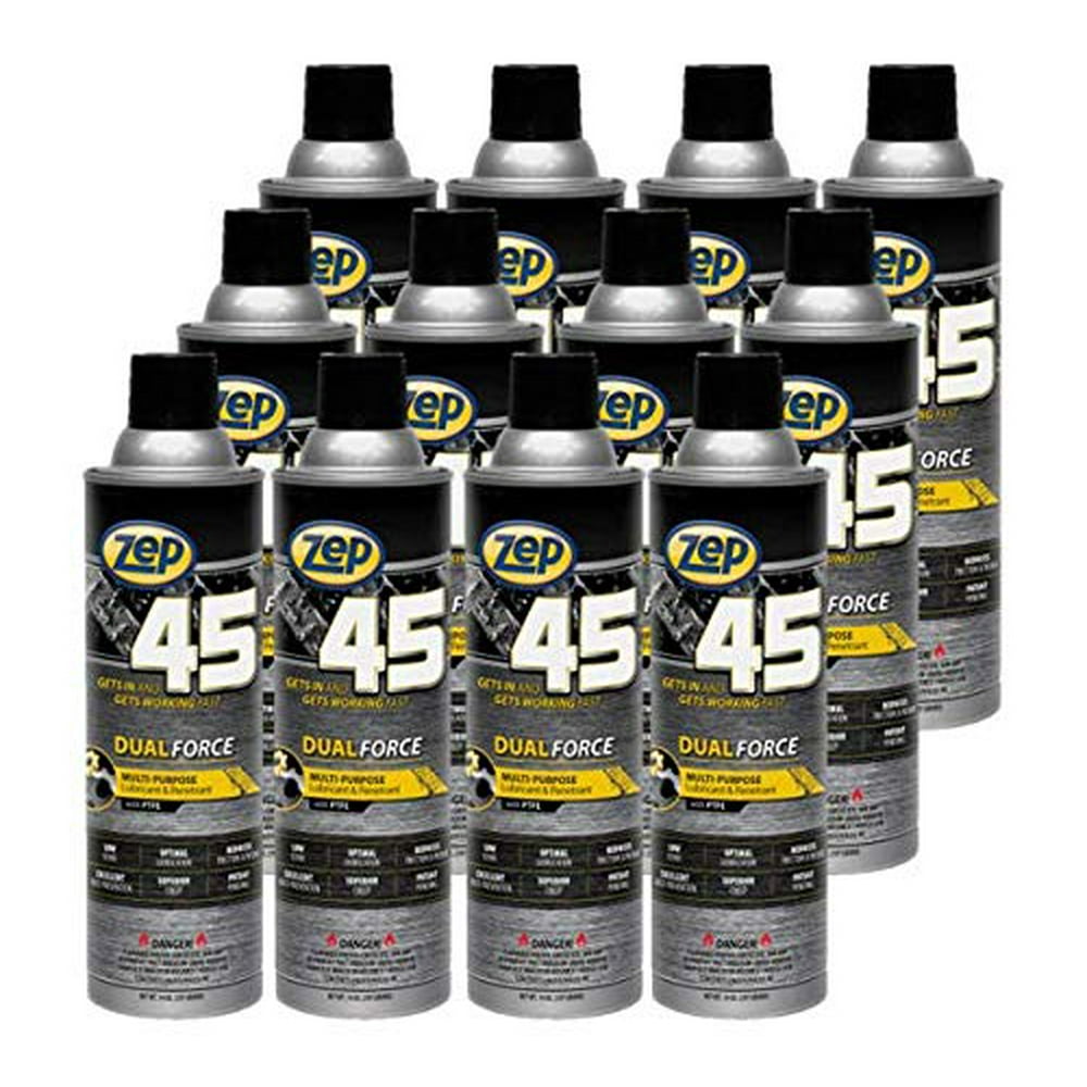 Zep 45 Dual Force Lubricant and Penetrant 14 Oz Aerosol 374301 (Case of ...