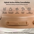 thumbnail image 2 of Edifier V80 Écouteurs Hybrides à Réduction de Bruit Active, Casque Sans Fil Bluetooth avec 45H d'Autonomie Audio Haute Résolution Charge Rapide Connexion Multipoint pour Voyage Maison Bureau - Marron, 2 of 7