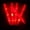 5PCS Red, variant on 5 Pcs Foam Sticks Bulk, LED Light Up Glow in the Dark Party Supplies for Kids Adults,for Wedding Halloween Birthday Christmas Rave Party Favors