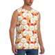 thumbnail image 2 of Fotbe Cartoon Chicken Men's Camiseta sin Mangas Estampada para Hombres, Playera Casual para Gimnasio, Entrenamiento, Playa-XX-Large, 2 of 7