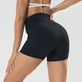 thumbnail image 5 of Gibobby Pantalones De Casuales Para Mujer Leggings elásticos de cintura alta para levantamiento de cadera para mujer, pantalones cortos de puntos para deportes, Yoga y Fitness(Negro, S), 5 of 5