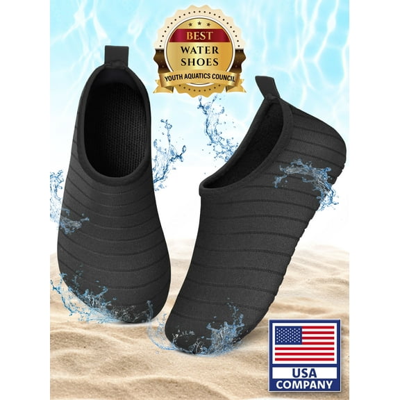 Bergman Kelly Water Shoes for Toddlers, Athletic Water Socks for Pool & Beach, US 7-10