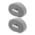 thumbnail image 5 of 2pcs Zinc Alloy Ratchet Tie Down Straps Heavy Duty Lashing Straps Cargos Tie Downs Straps for Trucks Car Luggage Grey4m/13.1ft, 5 of 5