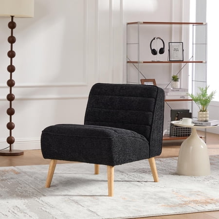 armless accent chair upholstered chair product
