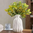 thumbnail image 4 of AYktou 2 Pcs Artificial Plants Leaves Greenery Plants, 13.8 Inch Sprawling Plants Leaves Gradient Color Texture Faux Plants Bouquet Fillers for Vase Floral Arrangement Table Centerpiece Home Decor, 4 of 6