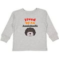 thumbnail image 3 of Inktastic Aussiedoodle Dog Gift Boys or Girls Long Sleeve Toddler T-Shirt, 3 of 5