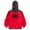 Vermilion, variant on Superhero Zip Up Hoodie with Full Face Mask, Spider Web Print Graphic Sweatshirt Apparel for Adults Boys Girls Halloween Party