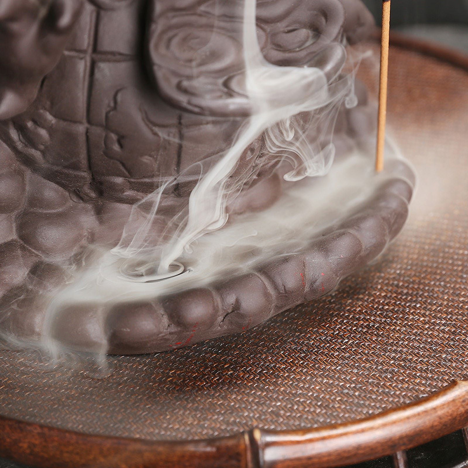 Purple Sand Creative Eagle Backflow Incense Burner Smoke Waterfall Incense Holder Office Teahouse Room Decoration Crafts