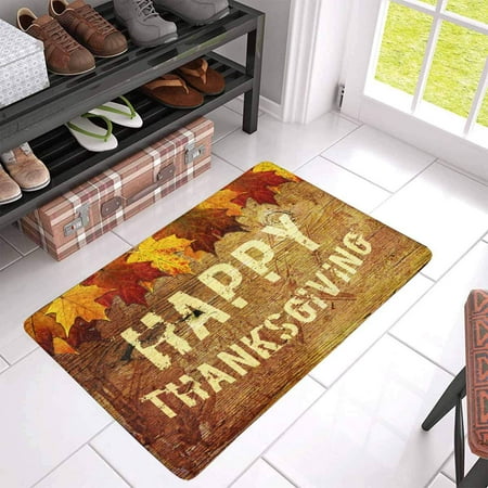 Pop Happy Thanksgiving Doormat Indoor Outdoor Entrance Rug Floor