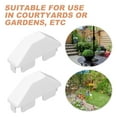 thumbnail image 4 of 8pcs Fence Top Covers Flat Fence Covers Flat Fence Replacement Caps Flat Fence Cap Part Pvc Post Caps Guardrail Post Cover, 4 of 8