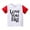 White-b, variant on Boy Valentine Shirts Lover Themed Letter Print Short Sleeve Tee Kids Holiday Shirt for Boy Girl 18-24 Months
