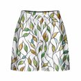 thumbnail image 4 of Pantalones Cortos Sueltos para Mujeres de Verano Impreso Encaje Hasta Bolsillo Elástico Pantalones Cortos Casuales Poliéster, Moda Pantalones Cortos de Verano para Uso Diario Y de Ocio, 4 of 7