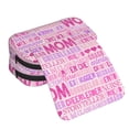 thumbnail image 4 of Rateoe Best Mom ever Pattern Double Clamshell Pen Case, Storage Organizer with Two Zipper Compartments– Holds Up to 50 Pencils & Pens, 4 of 7