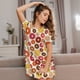 thumbnail image 3 of Disketp Donut para Camisón Corto de Manga Corta para Mujeres, Camisón Cómodo con Escote Redondo, Bonito y Confortable, 3 of 6