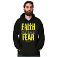 thumbnail image 3 of Christian Religion Faith Over Fear Hoodie Sweatshirt Women Men Brisco Brands S, 3 of 6