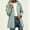 Mint Green, variant on Rain Jackets for Women Waterproof, Raincoat Long Hooded Rain Coats Outdoor Windbreaker Trench Coat Mint Green XL(XL)