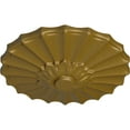 thumbnail image 3 of Ekena Millwork 9"OD x 1 3/8"P Shakuras Ceiling Medallion (Fits Canopies up to 1 3/8"), Hand-Painted Gold, 3 of 7