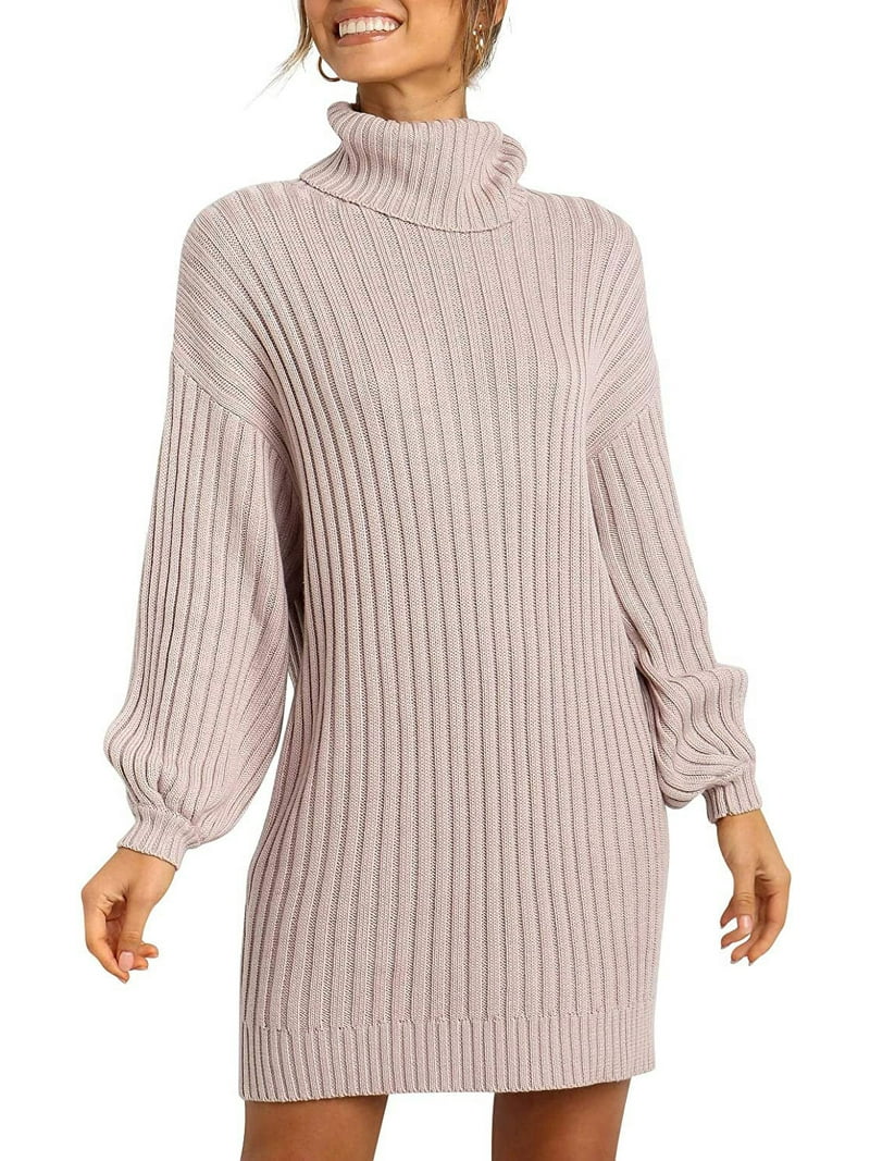 knee length dresses for ladies Felted Knit Cowl Neck Midi Sweater Dress – Offbeat Native main image 1