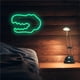 thumbnail image 2 of Moyic Letrero de luz de neón de dinosaurio, letreros LED resistentes al desgaste, luces nocturnas montadas en la pared, tira de luz para sala de Kits de decoración para fiestas Verde Moyic HA046204-02, 2 of 6