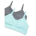 thumbnail image 2 of Maidenform Sweet Nothings Girls Ruched Crop Seamless Bra, 2-Pack, Sizes (XS-XXL), 2 of 4