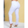 thumbnail image 3 of Jeans Talla Extra Delgados Cinta Lateral Rosegal Vaqueros de talla grande, 3 of 5