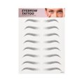 thumbnail image 1 of Tatuaje Pegatinas para cejas Cejas permanentes a prueba de agua Tatuajes de cejas de imitación Carevas  Etiqueta engomada de la ce, 1 of 7