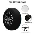 thumbnail image 2 of Naloa Sea Turtle PVC Leather Spare Tire Wheel Cover for Car Truck SUV Camper Trailer Universal Fit many size16 inch, 2 of 6