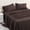 Brown, variant on MICORAL Twin Bed Sheets Set, Soft Breathable Bedding Sheet Set, Sheets Set with 16" Deep Pocket Design (3 Pieces, Twin, Royal Blue)