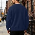 thumbnail image 3 of Horkkom Crewneck Sweatshirt Men Long Sleeve Work Casual Shirts Oversized Loose Sweatshirts with Pockets L, 3 of 7
