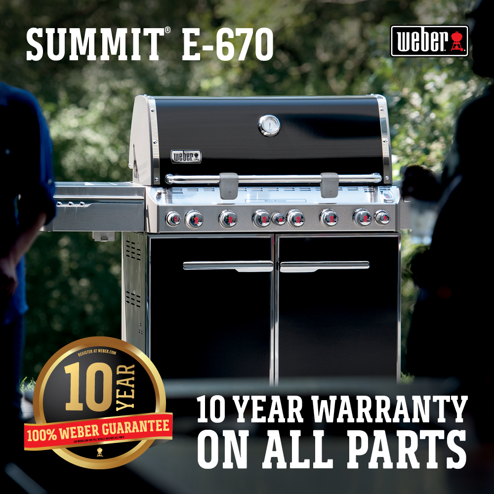 Weber Summit E-670 Natural Gas Grill, Black - image 2 of 20