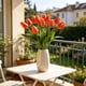 thumbnail image 1 of Tulips Artificial Flowers 1 Pcs Fake Tulip Stems Real Touch Tulips for Spring Wedding Bouquet Home Centerpiece Floral Arrangement Table Décor, 1 of 6