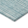 thumbnail image 4 of Addison Rugs Chantille Indoor/Outdoor Transitional Stripes Teal Washable Rectangle Rug, 1'8" x 2'6", 4 of 6