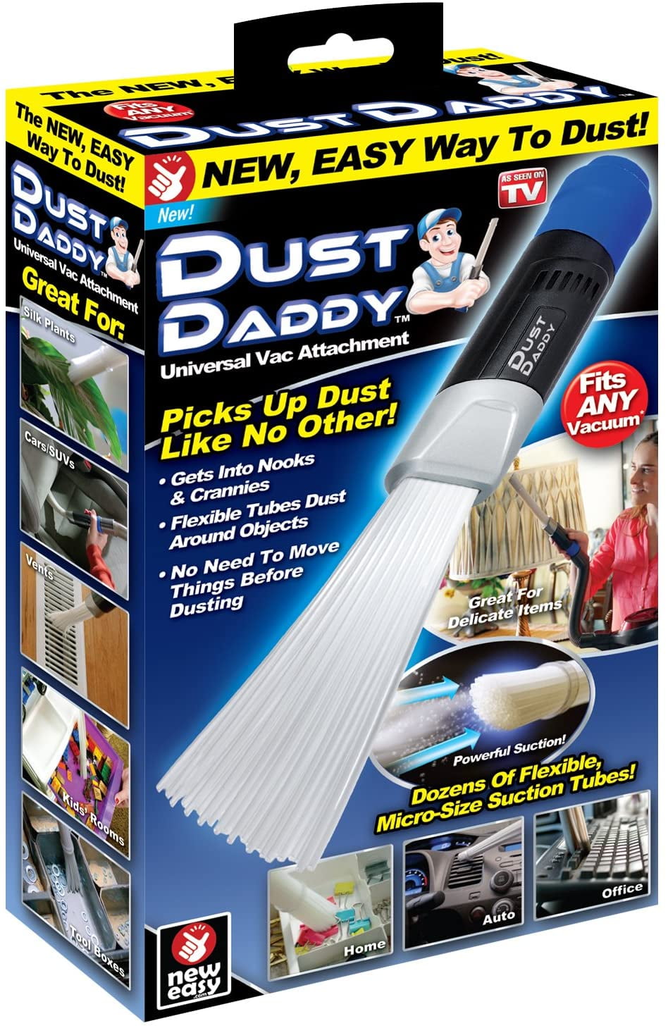 Dust Daddy Deluxe Universal Vacuum Attachment