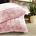 thumbnail image 3 of Home Soft Things Super Soft Decorative Pillow Covers, Set of 2, Soft Pink, 26" x 26", 3 of 3