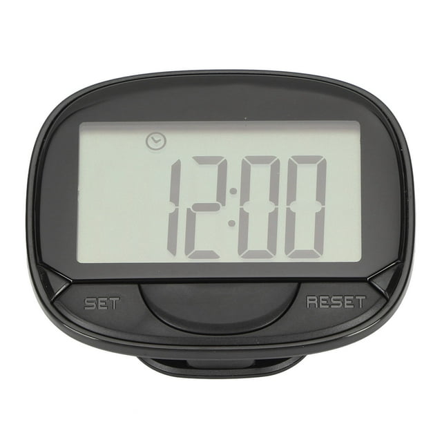 Podómetro de calorías Podómetro multifuncional Distancia Podómetro de calorías Pantalla grande Reloj Contador de pasos 2D con clip trasero Multifuncional para caminar ANGGREK Otros
