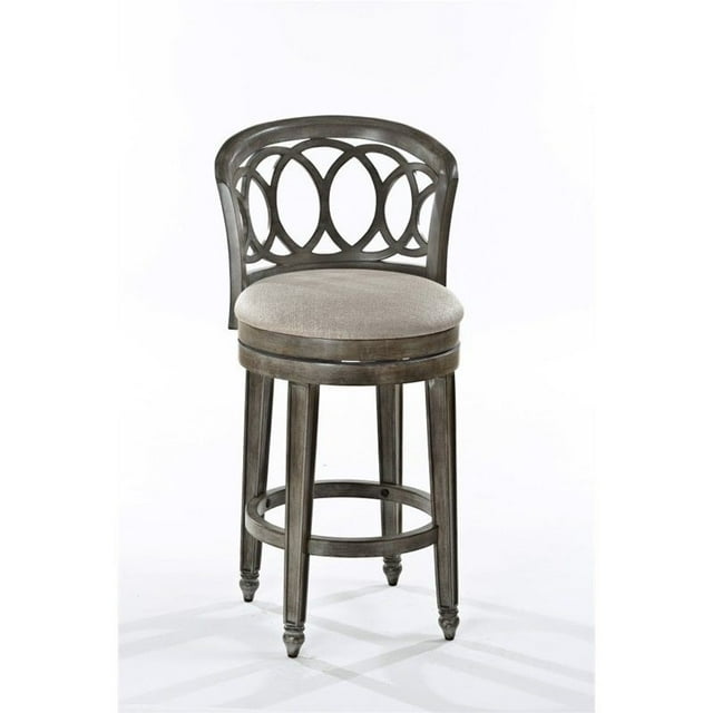 Hillsdale Adelyn Antique Graywash Bar Height Stool