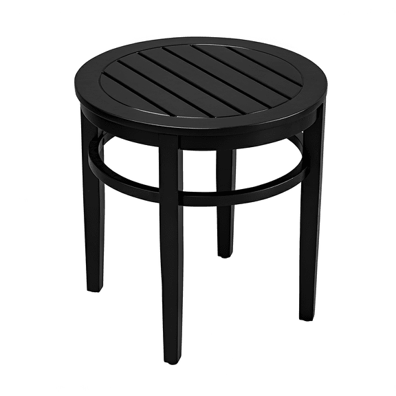 Arbor Round Acacia Outdoor Patio Side Table , 18'' In. W 18'' In. D
