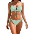 thumbnail image 2 of Trajes de baño para mujer, casuales y de moda, de color sólido, sin mangas, con abertura, para mujer, trajes de baño para mujer, trajes de baño para mujer, trajes de baño de moda playera para mujer, 2 of 8