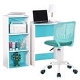 thumbnail image 4 of Silla operativa para dormitorio, silla de estudio, Turquesa FurnitureR CARNATION, 4 of 5