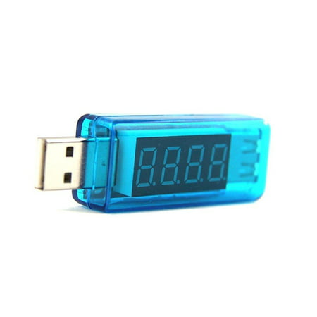 Soondar® USB Voltage Current Multimeter - USB Power Meter USB Tester Monitor - USB Meter 2.0/3.0 Amp Volt LED Reader - Ultra Portable Durable V/A Measure - Best Voltmeter for Smartphone Tablet